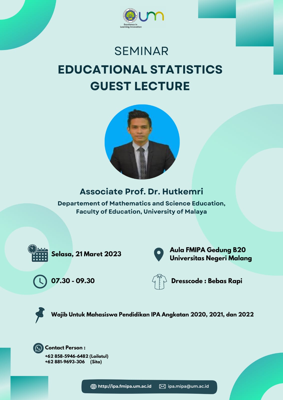 Seminar Educational Statistic